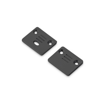 Immagine di Tappi Testate Terminali 2 Pz Nero Per Profilo Riga G Gea Led