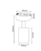 Immagine di Faretto Spot Led GU10 Mini Cilindro Orientabile Da Parete Soffitto Isla Top Light 1209/1
