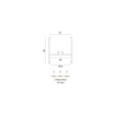 Immagine di Profilo Alluminio 3mt Bianco Per Strip Led Max 30mm Brasilia GBRPB3 Gea