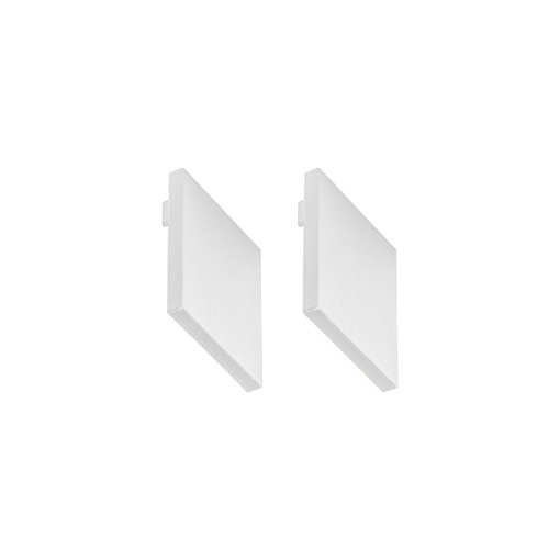 Immagine di Tappi Chiusura Per Profilo Brasilia Bianco 2 Pz Gea Led
