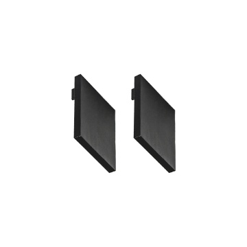Immagine di Tappi Chiusura Per Profilo Brasilia Nero 2 Pz Gea Led