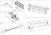 Immagine di Profilo Angolare Biemissione Lubiana D 3mt Bianco Per 2 Strip Led max 10 mm Gea Luce