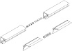 Immagine di Kit Giunzione Lineare Per Profilo Lubiana Gea Luce Led