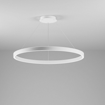 Immagine di Lampadario Criseide Gea Luce Anello Grande Bianco Led 100W 3000k Dimmerabile