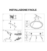 Immagine di Lampadario Criseide Gea Luce Anello Grande Bianco Led 100W 3000k Dimmerabile