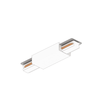 Immagine di Innesto Alimentazione Centrale Bianco Per Binario Monofase 230v Top Light