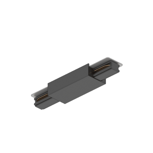 Immagine di Innesto Alimentazione Centrale Nero Per Binario Monofase 230v Top Light