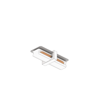Immagine di Giunto Elettrificato Lineare Bianco Per Binario Monofase 230v Top Light