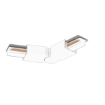 Immagine di Giunto Snodabile Elettrificato Bianco Per Binario Monofase Top Light
