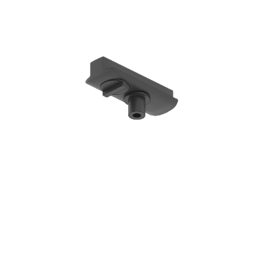 Immagine di Prendi Corrente Adattatore Nero Per Binari Monofase Top Light