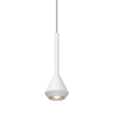 Immagine di Lampada Sospensione GU10 Cono Bianco Per Binari Monofase Top Light