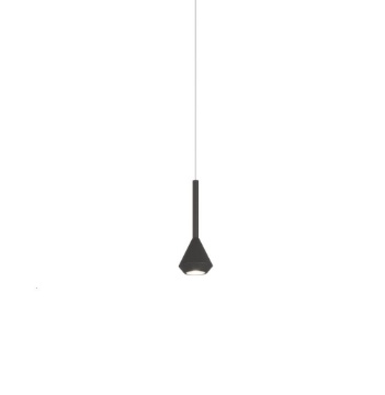Immagine di Modulo A Sospensione Cono Nero Per Binari Monofase Top Light
