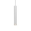 Immagine di Sospensione GU10 Cilindro Bianco Con Adattatore Monofase Per Binari Top Light