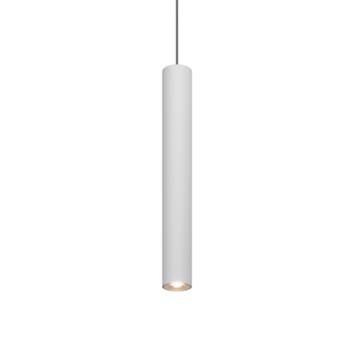 Immagine di Sospensione GU10 Cilindro Bianco Con Adattatore Monofase Per Binari Top Light