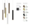 Immagine di Modulo A Sospensione Tubolare Ottone Per Binari Monofase Top Light Xena