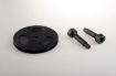Immagine di Kit Supporto Lineare Flessibile Nero Cavo Teso Per Strip Led max 11mm Segmento Intec