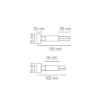 Immagine di Kit Basette Per Fissaggio Cavo Teso Lineare Flessibile Segmento Intec