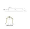 Immagine di Striscia Led Tubolare 18mm 48V Flessibile 5 Mt 14,4w/m 336Led/m Xloop Arelux Redo