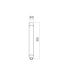 Immagine di Scatola Cilindrica Bianca Per Driver Sistema Tubo LED Xloop 18mm Arelux Redo