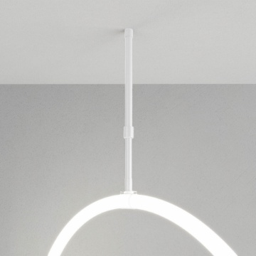 Immagine di Sistema Telescopico Montaggio A Soffitto Per Strip Led Tubolare Xloop 18mm Arelux Redo