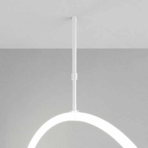 Immagine di Sistema Telescopico Montaggio A Soffitto Per Strip Led Tubolare Xloop 18mm Arelux Redo