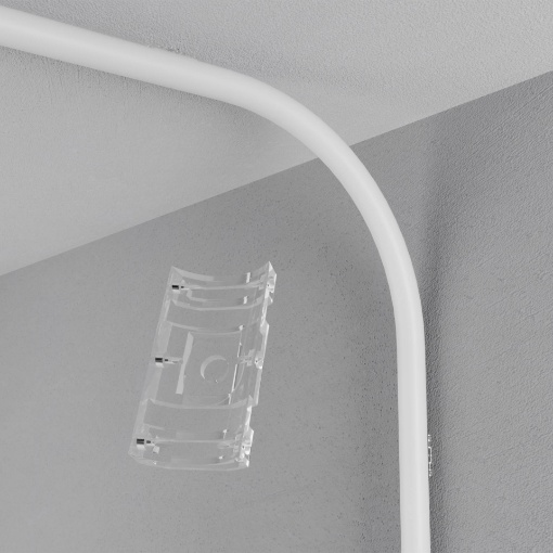 Immagine di Staffetta Fissaggio Parete Soffitto Per Strip Led Xloop 18mm Arelux Redo
