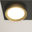 Immagine di Faretto Incasso 2 Luci Gx53 Nero Oro Hoop Maytoni