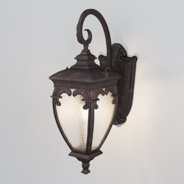 Immagine di Applique Lanterna Da Esterno Fleur Bronzo Antico IP44 Maytoni
