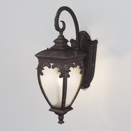 Immagine di Applique Lanterna Da Esterno Fleur Bronzo Antico IP44 Maytoni