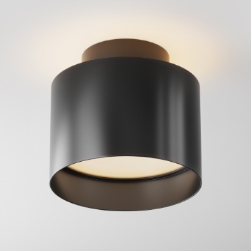 Immagine di Plafone Faretto A Led Biemissione 12w 3000k Planet Nero Maytoni