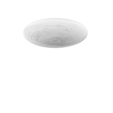 Immagine di Plafoniera Vetro Rotondo 60cm Decoro Oro Argento Jelly Top Light