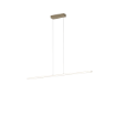 Immagine di Lampadario Da Tavolo Design Moderno Oro Led 42w Switch 3000k-6500k Malika Top Light