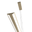 Immagine di Lampadario Da Tavolo Design Moderno Oro Led 42w Switch 3000k-6500k Malika Top Light