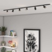 Immagine di Kit Binario Monofase 2mt Con 6 Faretti Orientabili GU10 Top Light Yari