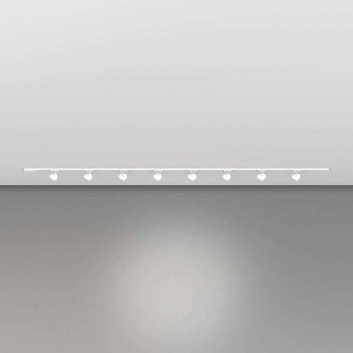 Immagine di Kit Binario Monofase 3mt Con 8 Faretti Orientabili Gx53 Nemo Top Light