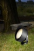 Immagine di Faretto Nero Da Terra Con Picchetto Led Gx53 IP66 Roma Top Light