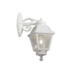 Immagine di Applique Lanterna Esterno Bianca In Resina IP55 Alba Top Light