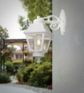 Immagine di Applique Lanterna Esterno Bianca In Resina IP55 Alba Top Light