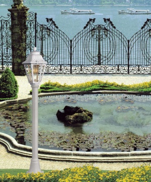 Immagine di Paletto Giardino Bianco Classico 110cm In Resina IP55 Asti Top Light