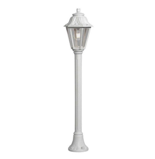 Immagine di Lampioncino Bianco In Resina 140cm Per Esterno IP55 Asti Top Light