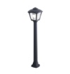 Immagine di Lampioncino Moderno Da Giardino Nero 95 cm IP55 Lerici Top Light