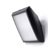 Immagine di Plafoniera Applique Da Esterno In Resina Nera IP66 Top Light Siena
