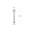 Immagine di Palo Da Giardino 95 cm Grigio IP55 Lerici Top Light
