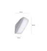 Immagine di Faro Esterno Da Parete In Resina Grigio IP66 1xE27 Trento Top Light