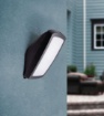 Immagine di Applique Faro Inclinato Per Esterni Nero IP66 1xE27 Trento Top Light