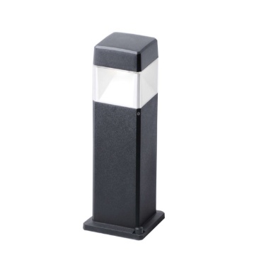 Immagine di Lampioncino Basso Nero 48cm Esterno IP66 Con Lampada Led Gx53 Inclusa Lodi Top Light