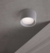 Immagine di Plafoniera Da Esterno Tonda Grigia 16cm Con Lampadina Led Gx53 Pisa Top Light