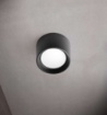 Immagine di Faretto Esterni Nero Da Soffitto 16cm Led Gx53 IP55 Pisa Top Light