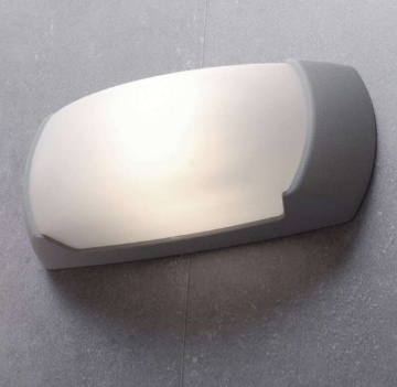 Immagine di Applique Top Light Andora Per Esterni Rettangolare Grigio IP66