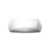 Immagine di Applique Bianca Per Esterno Top Light Andora In Resina Rettangolare IP66